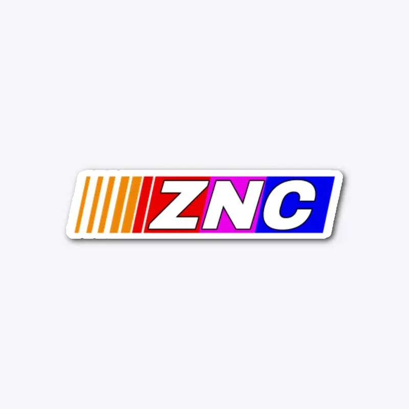 ZNC diecut sticker 